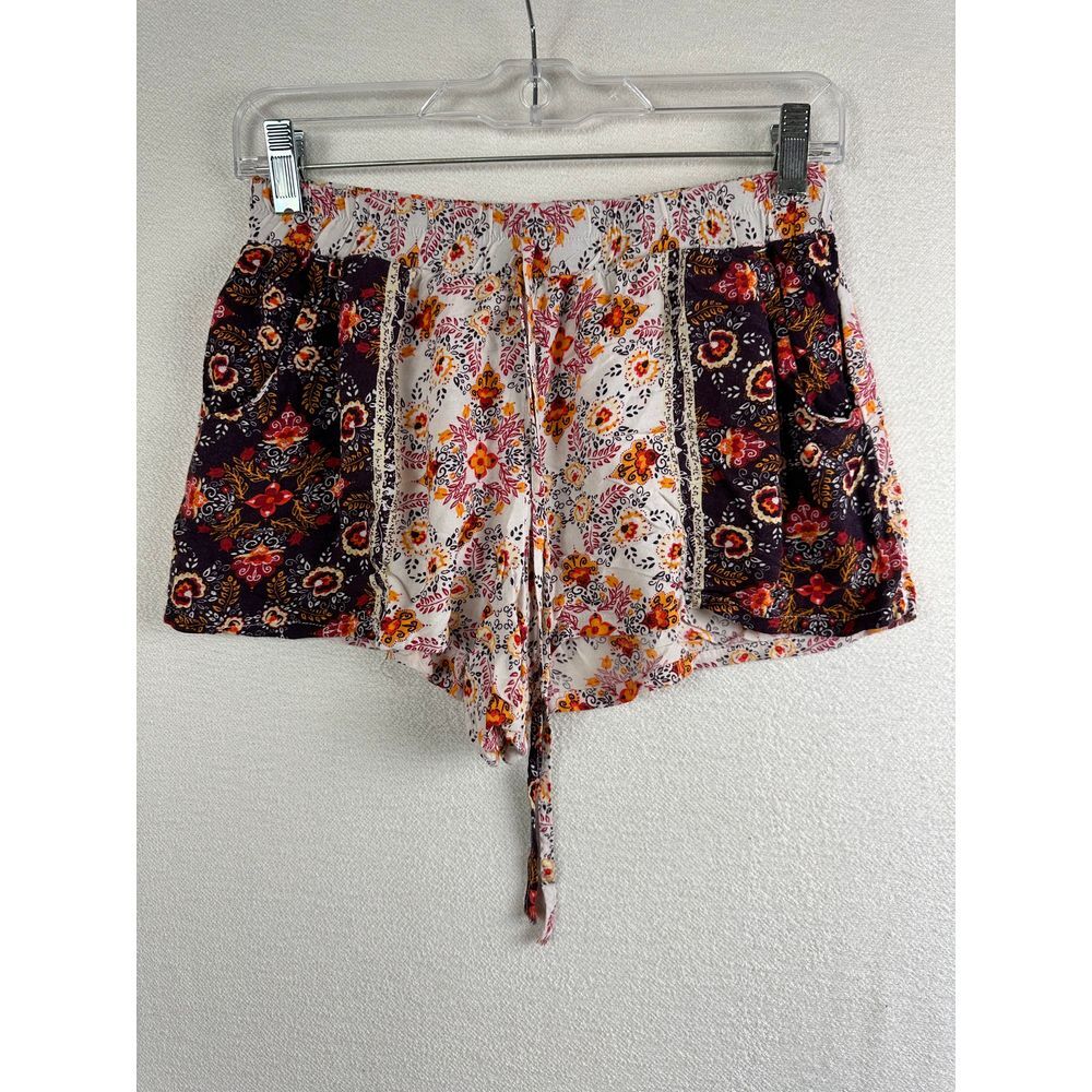 Gypsies & Moondust Short Women's‎ Medium Elastic Waist Floral